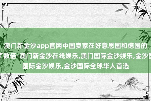 澳门新金沙app官网中国卖家在好意思国和德国的轮椅销量以至翻了数倍-澳门新金沙在线娱乐,澳门国际金沙娱乐,金沙国际全球华人首选